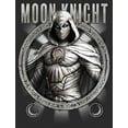 thumbnail image 2 of Men's Marvel: Moon Knight Hieroglyph Frame Evil Beware  Graphic Tee Charcoal Medium, 2 of 5