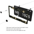 thumbnail image 5 of Magic Moons Suns and Stars License Plate Frames for Women Men Car Plate Holder Cover Metal Tag Aluminum Car Accessories Front Rear Plate Decor, 5 of 6