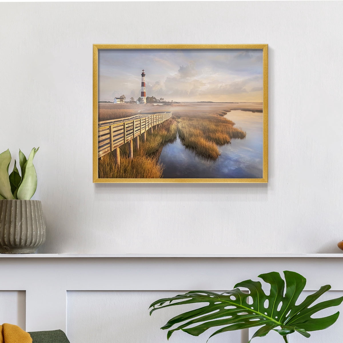 Private Path II by Mike Calascibetta - Restickable Framed Giclée Print