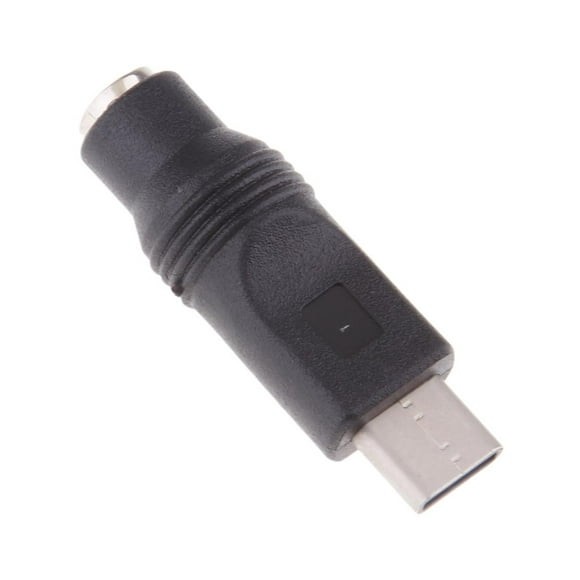 Milaget 5,5 mm x 2,1 mm C.c. Fiche Femelle à USB Type C 3,1 Mâle de Charge d'Alimentation