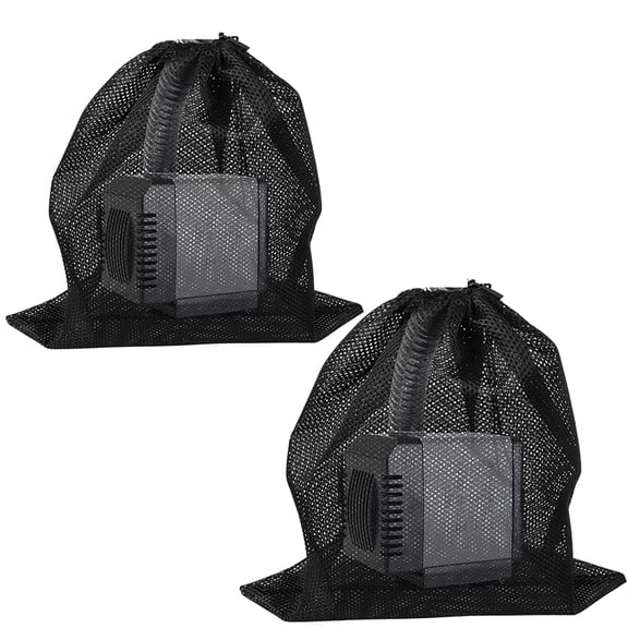 2 Pack Pump Barrier Bag with Drawstring - Pond Pump Filter Bag (31 * 41cm)