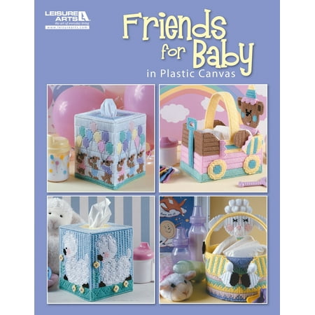 Leisure Arts-Friends For Baby In Plastic Canvas