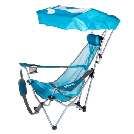 Kelsyus Backpack Beach Canopy Chair Teal Walmart Com