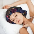 thumbnail image 6 of Kdxio Colorful Shells Pattern Satin Bonnet Silk Bonnet Hair Bonnet for Sleeping Hair Bonnets for Women Curly Natural Hair, 6 of 6