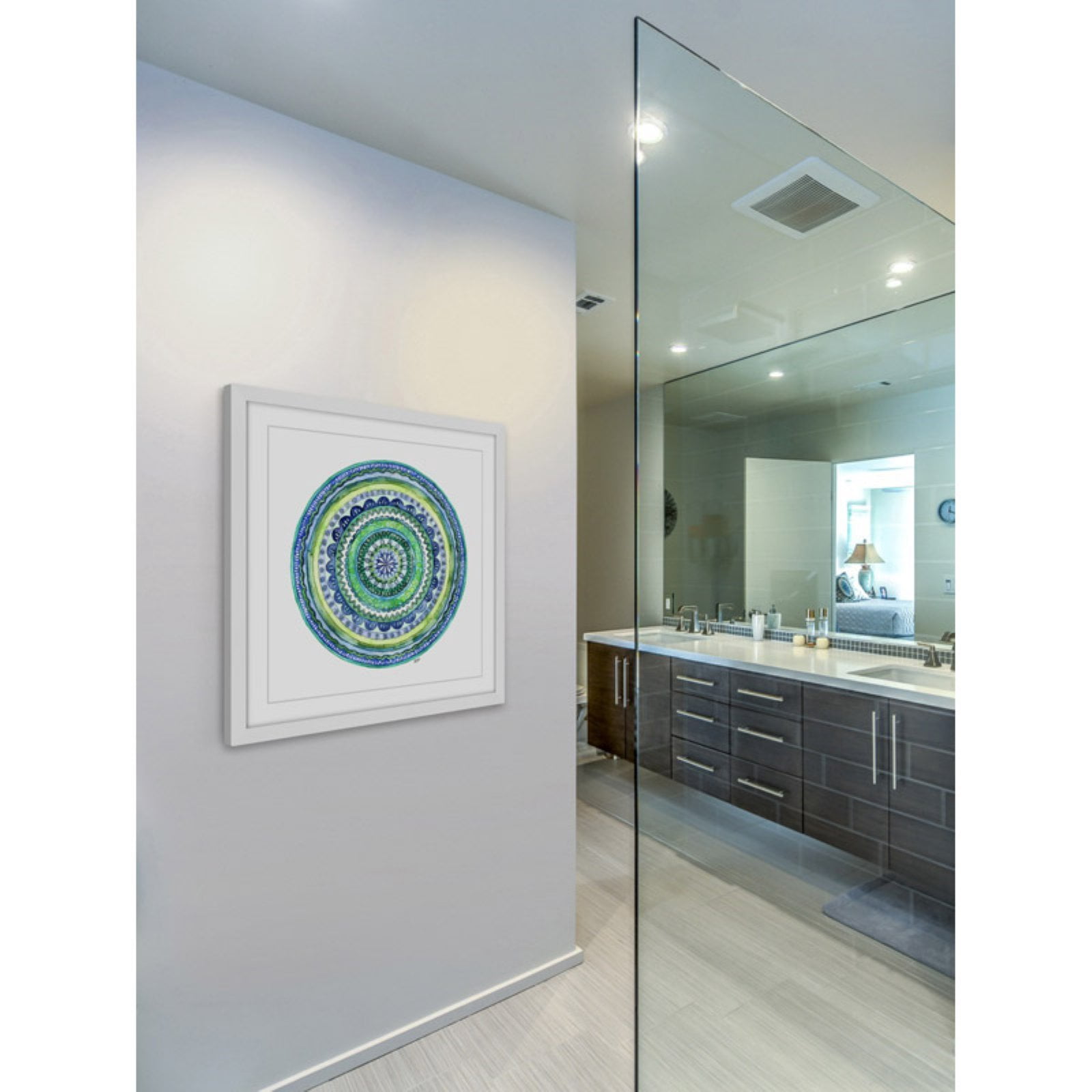 "Mosaic" by Rachel Byler Framed Painting Print