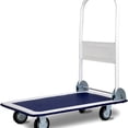 thumbnail image 2 of 10 330lbs Platform Cart Dolly Folding Foldable Moving Warehouse Push Hand Truck, 2 of 6
