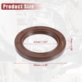 thumbnail image 5 of Unique Bargains 2pcs Engine Crankshaft Seal No.90311-42036 for Toyota Tundra 2005-2021 for Toyota Avalon 2005-2018, 5 of 6