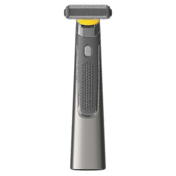 MicroTouch SOLO Titanium Rechargeable Beard & Body Razor - Precision Trimmer, Waterproof, 3 Combs, USB