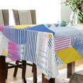 thumbnail image 5 of Yayeee Tablecloths 60" x 90" Rectangle Wrinkle Resistant Party Table Cover, Retro Simple Shapes, 5 of 8