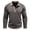 Dark Gray, variant on GEWSEY Mens Long Sleeve Polo Shirts Fashion Casual Raglan Button Polo Tee Collared Golf Shirt (Blue, XL)