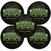 Smokey Mountain Herbal Snuff - Tobacco & Nicotine Free - 5 Cans -Wintergreen