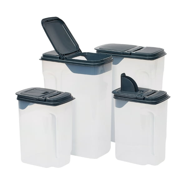 4 PACK MAINSTAYS BULK FOOD DISPENSERS