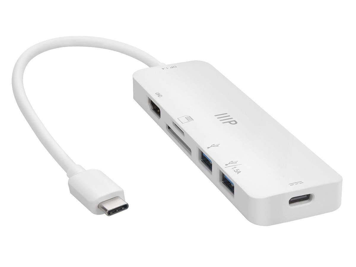 Monoprice 6-in-1 USB-C Multiport 4K HDMI Adapter, 4K@60Hz HDMI, Card Readers, 100W PD, Compatible with MacBook 2020, Galaxy S21, iPad Pro 2020 - Walmart.com