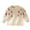 Beige, variant on larppty Little Girls Cardigan Sweater Buttons Long Sleeve Toddler Knitted Jacket (Beige,5-6 Years)