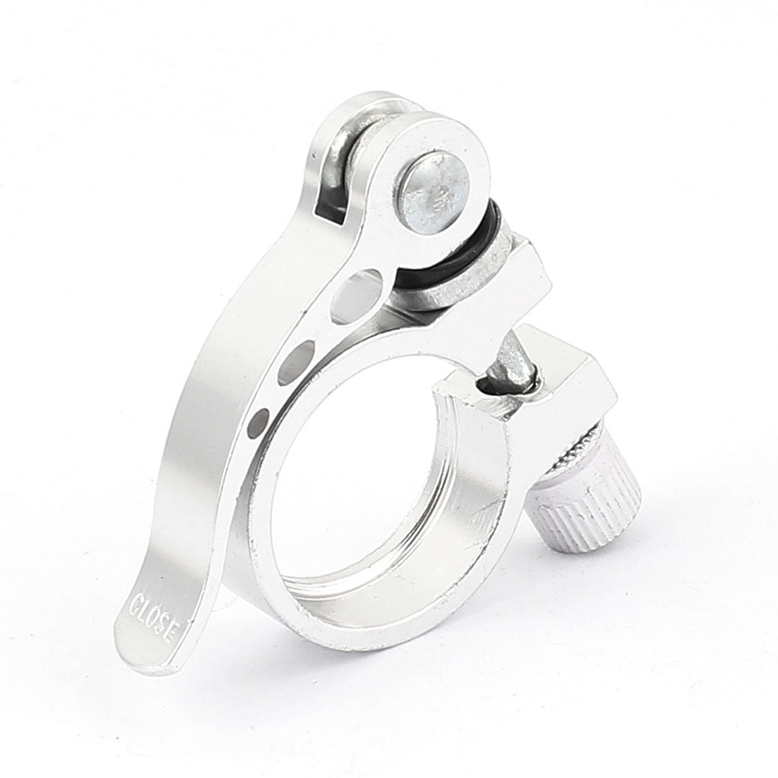 Quick Release Mountain Bike Bicycle Seatpost Clamp 30mm Silver Tone