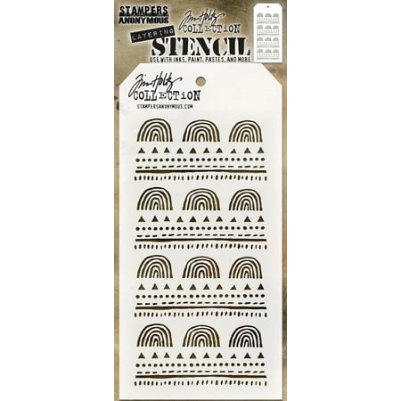 UPC: 0793888453203 | Tim Holtz Layered Stencil 4.125 X8.5 -Nature