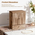 thumbnail image 3 of Sfugno Jewelry Box, 6-Tier Large Wooden Jewelry Organizer Boxes for Women, Wood jewlery Storage Display for Rings Earrings Necklaces,Brown, 3 of 7