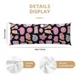 thumbnail image 2 of KLL Ultra Soft Microfiber Body Pillow Cover/Pillowcases 20"x54" with Hidden Zipper Closure-Elements, 2 of 5