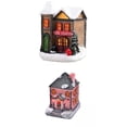 thumbnail image 1 of 2 estatuas de casa iluminadas para decorar mesas de regalo navideñas, festivales y escritorios. Estilo A, 1 of 9
