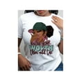 thumbnail image 1 of Women's Cotton T-Shirt - "Know Your Worth Then Add Tax" Empowering Graphic Tee with Stylish Woman & Fashion Glasses Design, Breathable Round Neck Short Sleeve, 1 of 7