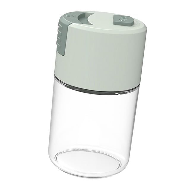 Salero de , de especias vacío con orificios ajustables Frascos de de transparentes para el hogar Restaurante Verde Baoblaze bote de sal de cocina