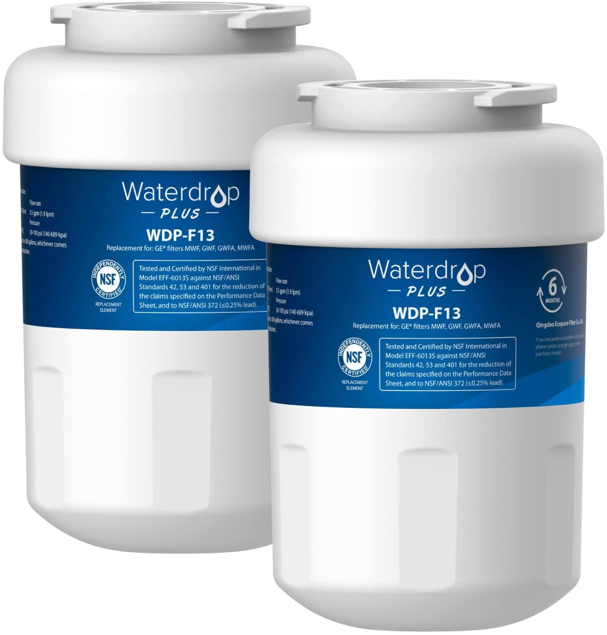 9914 Replacement for GE® GSWF Smart Water 238C2334P001 469914 Kenmore 46-9914 Waterdrop Plus GSWF NSF 401 & 53 Certified Refrigerator Water Filter 