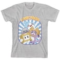 thumbnail image 3 of LankyBox Thicc Shark, Rocky, Boxy and Foxy Athletic Heather Boys Crew Neck Short Sleeve Tee-Medium, 3 of 5