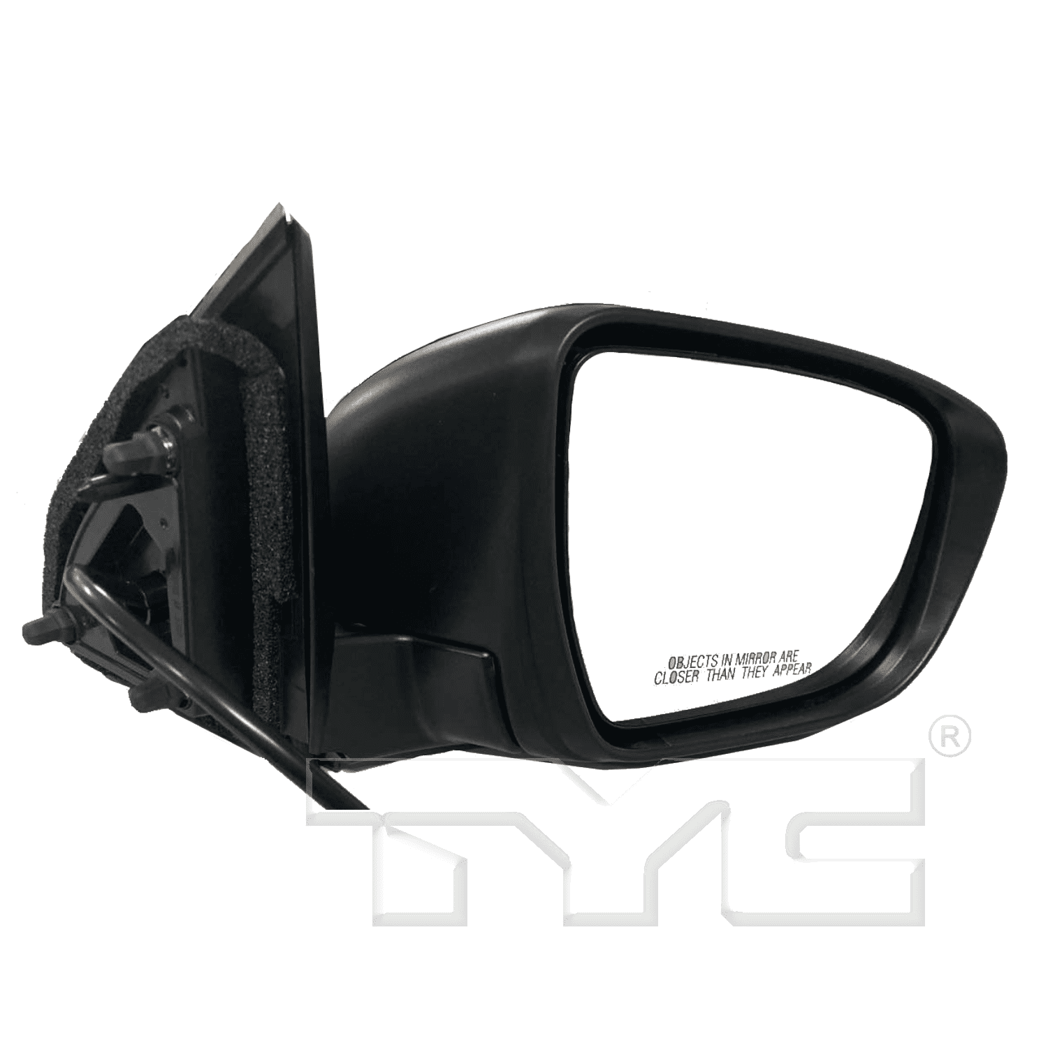 TYC Mirror for 17-19 Nissan Rogue Sport SV Power Non-Heated w/Signal Right Passenger Fits 2019 Nissan Rogue Sport