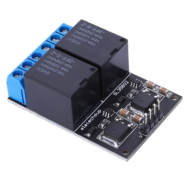 Botón de placa de disparo autoblocante biestable de 2 canales MCU, interruptor de control de bajo nivel de 12 V