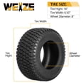 thumbnail image 2 of WEIZE 16x6.50-8 Tractor Lawn Tire, 2 of 7
