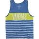 thumbnail image 1 of Ecko Unltd. Camiseta con estampado de neón V Stripe Tankle para hombre, azul, XXX-Large, 1 of 1