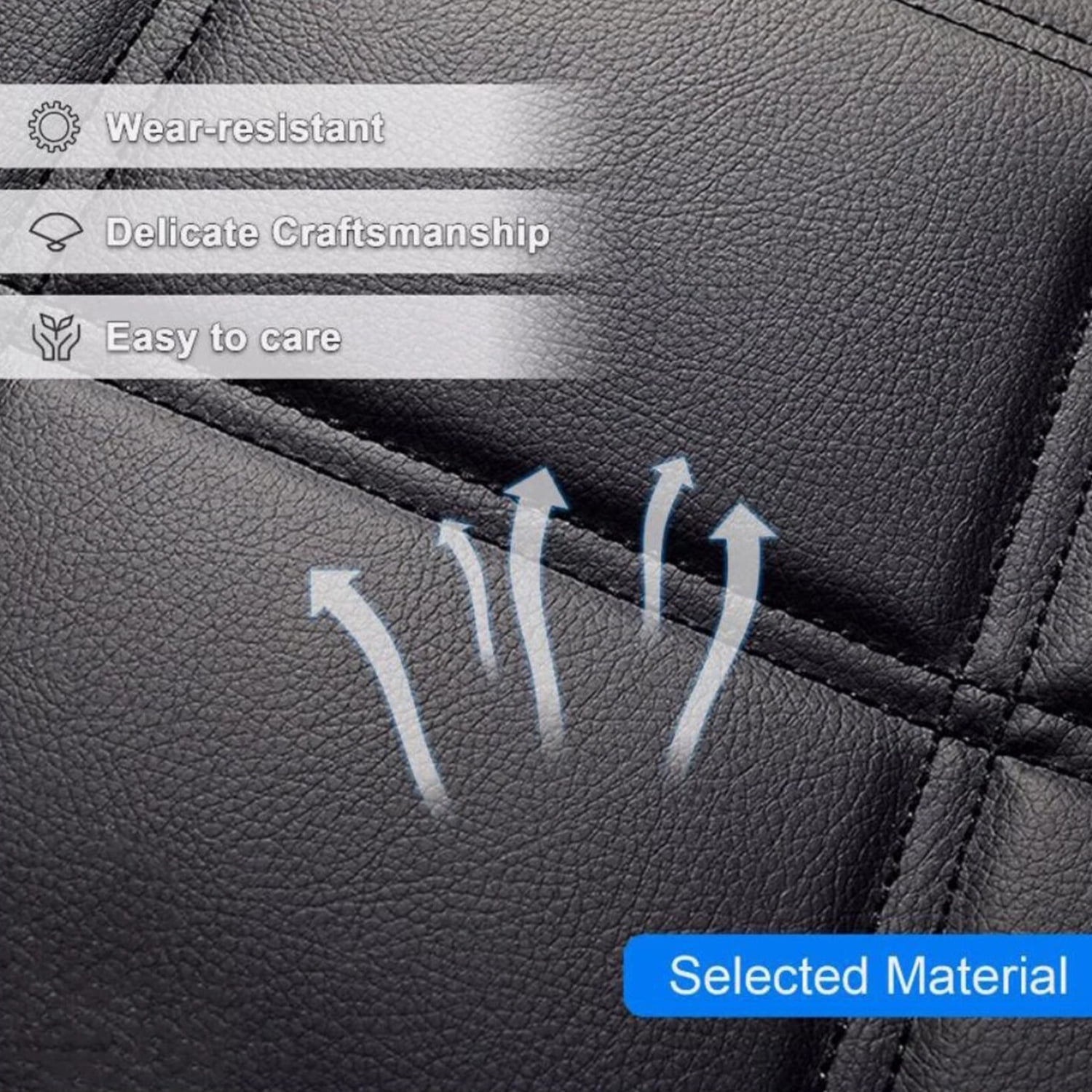 Car Seat Covers Fit for Ford Maverick 2022-2025: 5 Seats Faux Leather Waterproof Seat Protectors (Beige) - 2 Rows