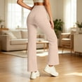 thumbnail image 7 of Nolissa Womens Polka Dots Yoga Pants High Waist Fleece Lined Trousers Buttery Soft Leggings Fashion Lounge Pants, 7 of 7