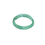 Mogul Hand Bracelet Natural Green Jade Stone Pyramid Shaped Wrist Bracelets Gift Idea