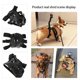 thumbnail image 4 of Methold Soporte para cámara deportiva para mascotas, dureza en el pecho, senderismo, caminar, correr, correas traseras ajustables, suministros Accesorios para fotos Correa, 4 of 6