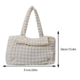 thumbnail image 3 of Bolso cruzado acolchado para mujer, Bolso informal de gran capacidad para axila, Bolso suaves para mujer, 3 of 8