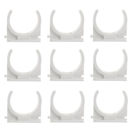 

32mm Water Pipe Clamp Clips - 100pcs (White)