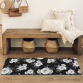 thumbnail image 4 of Pioneer Flower Floral Print Pattern Bathroom Rugs Mat, Non Slip Microfiber Bathroom Rug with Rubber Backing, Soft Mats for Bathroom Floor Tub Shower, 17"x47", 4 of 5