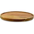 thumbnail image 2 of 10" Acacia Wood Lazy Susan Organizer Kitchen Turntable for Cabinet Pantry Table Organization, 2 of 10