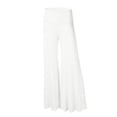 thumbnail image 2 of Pantalones Pantalones de yoga de cintura alta Pantalones de mujer de pierna ancha Ropa deportiva, Blanco, 4XL sidaley AP002098-07, 2 of 5