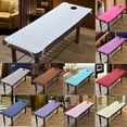thumbnail image 2 of stanreset Non-slip Massage Table Sheet Cover with Elastic Band 190x80cm White, 2 of 9