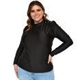 thumbnail image 1 of Blusa de satín Roman Fashion/Tallas Extras, 1802 (Negro) negro 42 Roman Fashion BL-GR-1802-NEGRO-ALL, 1 of 6