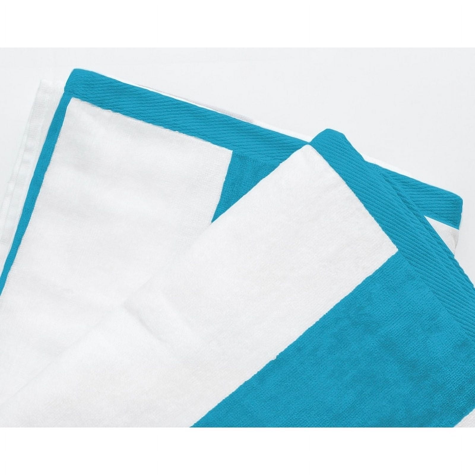 2-Pack Tropical Cabana 100% Cotton Beach Towel in Lime