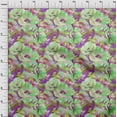 thumbnail image 4 of oneOone Polyester Spandex Light Green Fabric Floral & Sewing Fabric By The Yard Printed Diy Clothing Sewing Supplies 56 Inch Wide, 4 of 6