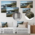 thumbnail image 4 of Designart "Path Along the Coast III" Landscapes Metal Wall Art Prints, 4 of 5