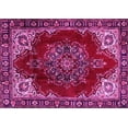 thumbnail image 1 of Ahgly Company Indoor Rectangle Medallion Pink Traditional Area Rugs, 6' x 9', 1 of 4