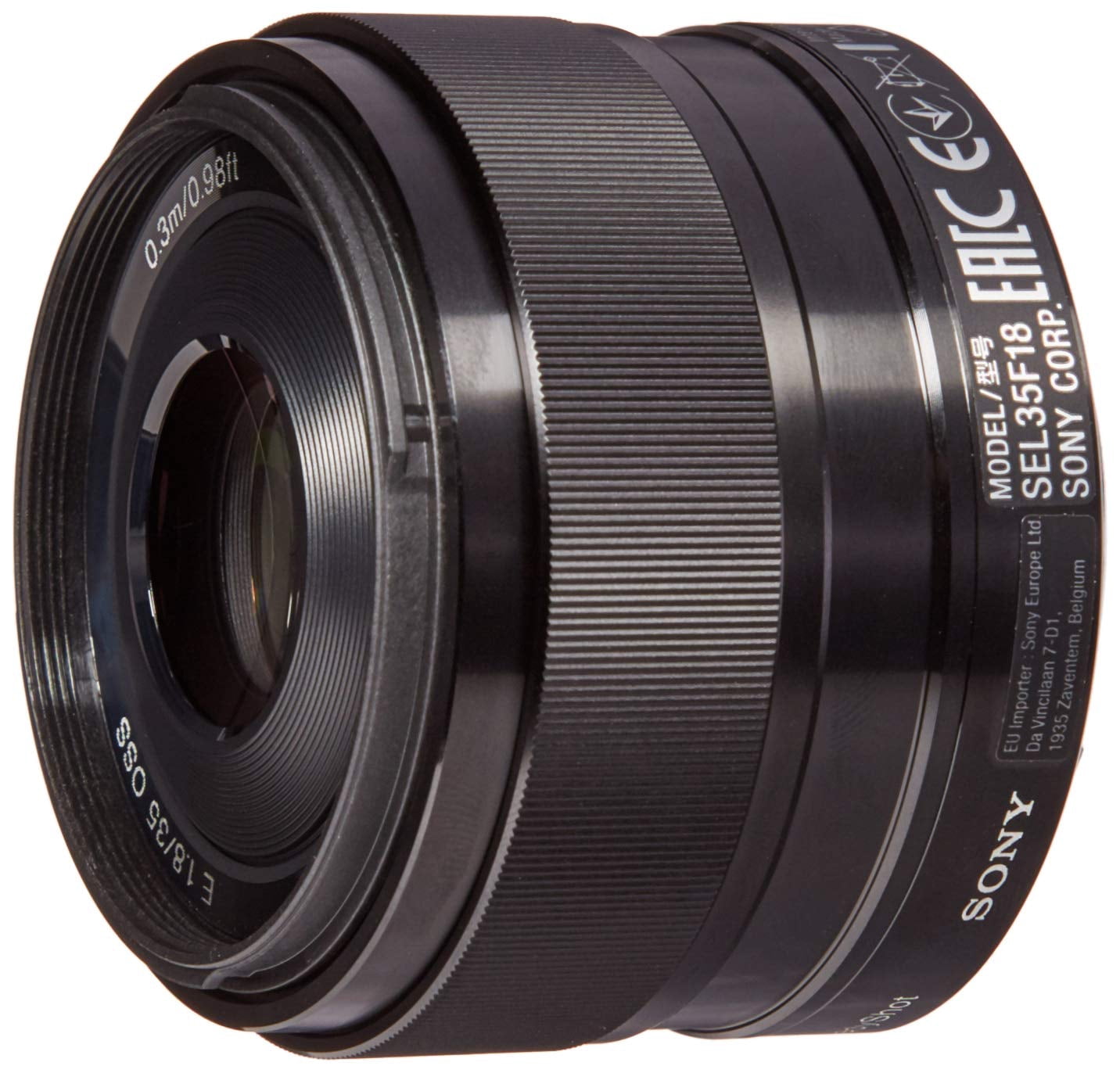 Sony, SEL35F18 E 35mm F1.8 OSS E-mount Prime Lens, Black - Walmart.com