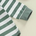 thumbnail image 7 of newwalpole Baby Boy Clothes Newborn Infant Boys Outfits Romper Hat Pants 3PC Set 0-3 3-6 6-12 12-18 Month Clothing Gift Dark Green for Size 0-3 Months, 7 of 7
