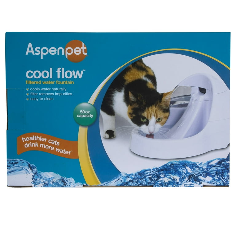 Aspen pet cool 2025 flow pet fountain