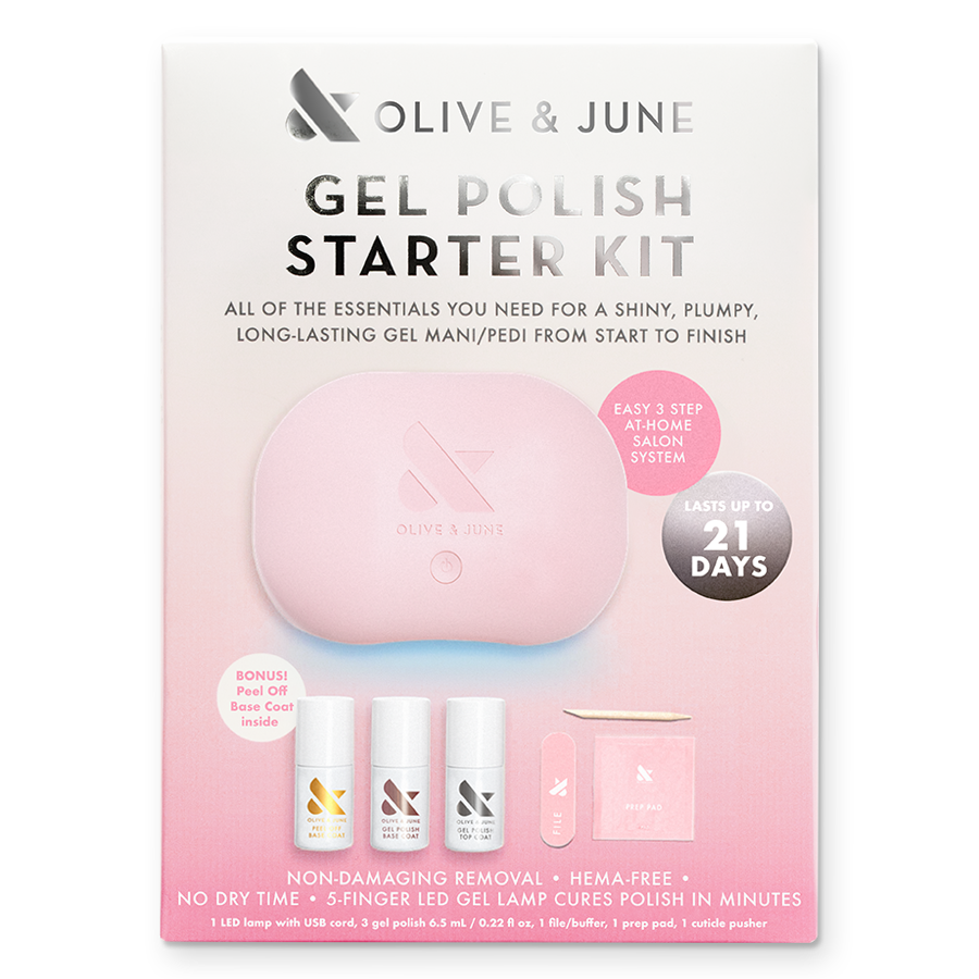 Olive & June Gel Nail Polish Starter Kit with LED Lamp photo 1